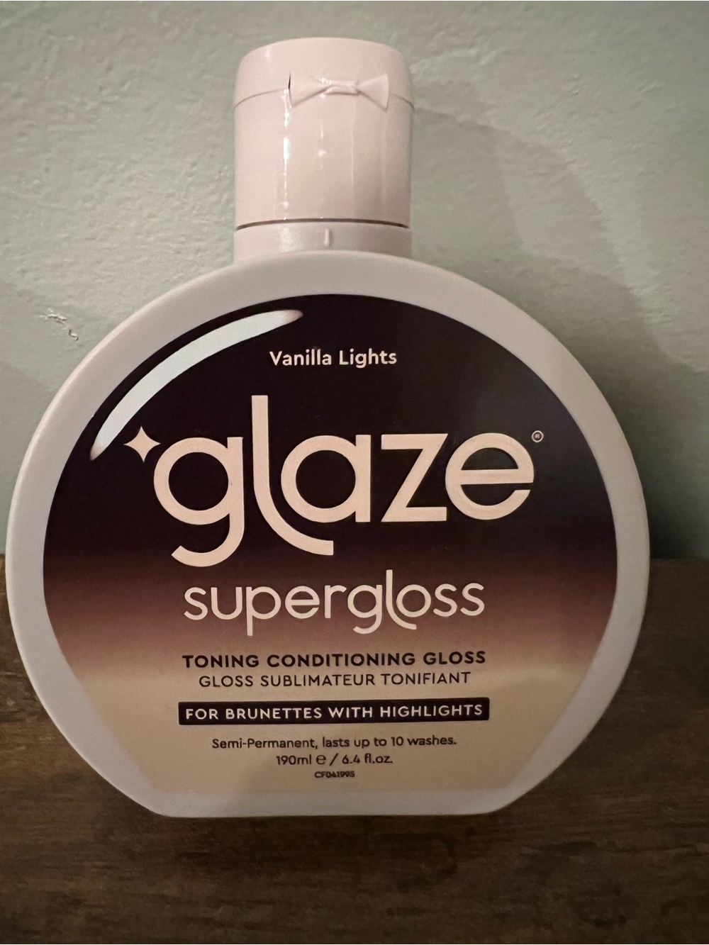 Glaze Supergloss Toning Conditioning Gloss - Vanilla Lights (Beige to Brown)